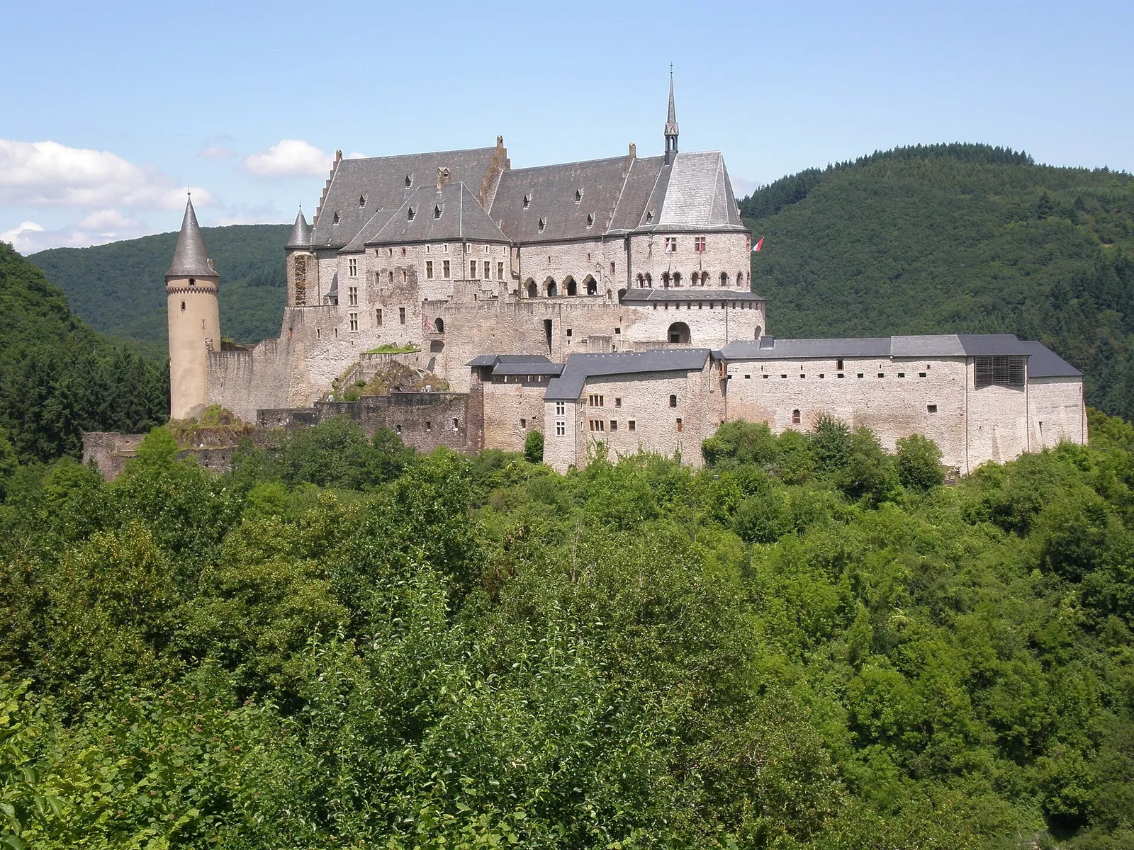 Von Luxemburg-Stadt nach Burg Vianden im privaten Reisebus